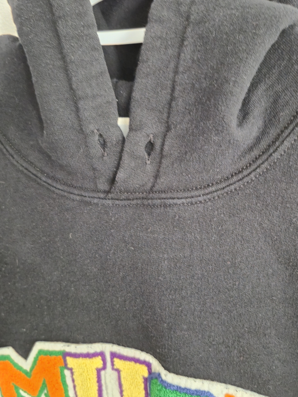 Muse Black Graphic Hoodie Gorpcore Streetwear Vintage Style, Large - Picture 5 of 8